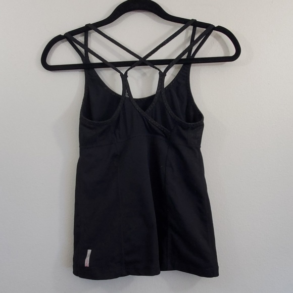 Zella Athletic Buit in Bra Black Top Sz S - Picture 4 of 7